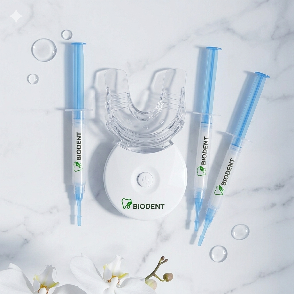 Kit Sbiancante Denti Professionale con lampada LED