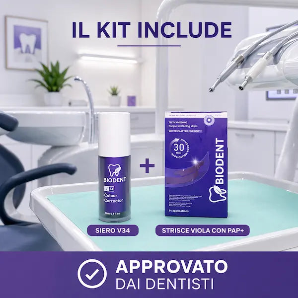 Kit Sbiancante:  Siero Viola+  Strisce Viola