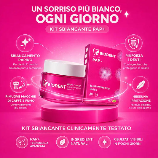 Kit Sbiancante: Polvere +Strisce PAP+