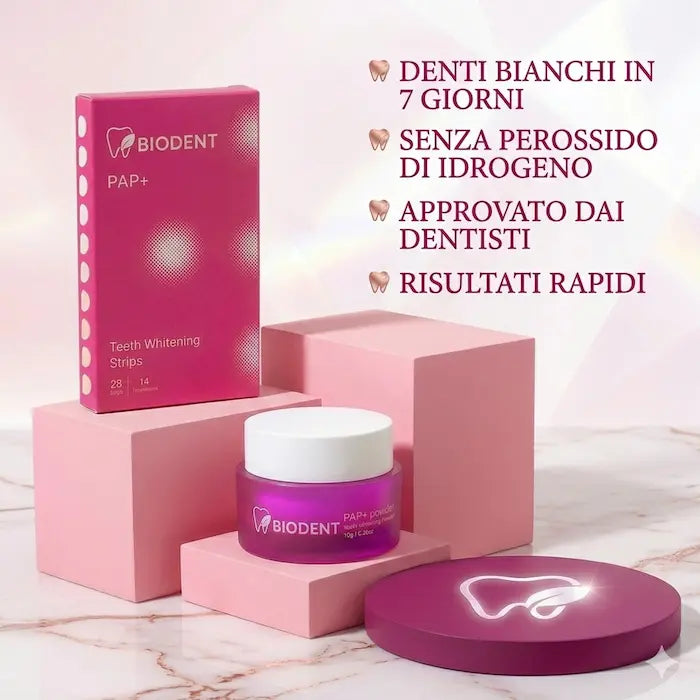 Kit Sbiancante: Polvere +Strisce PAP+